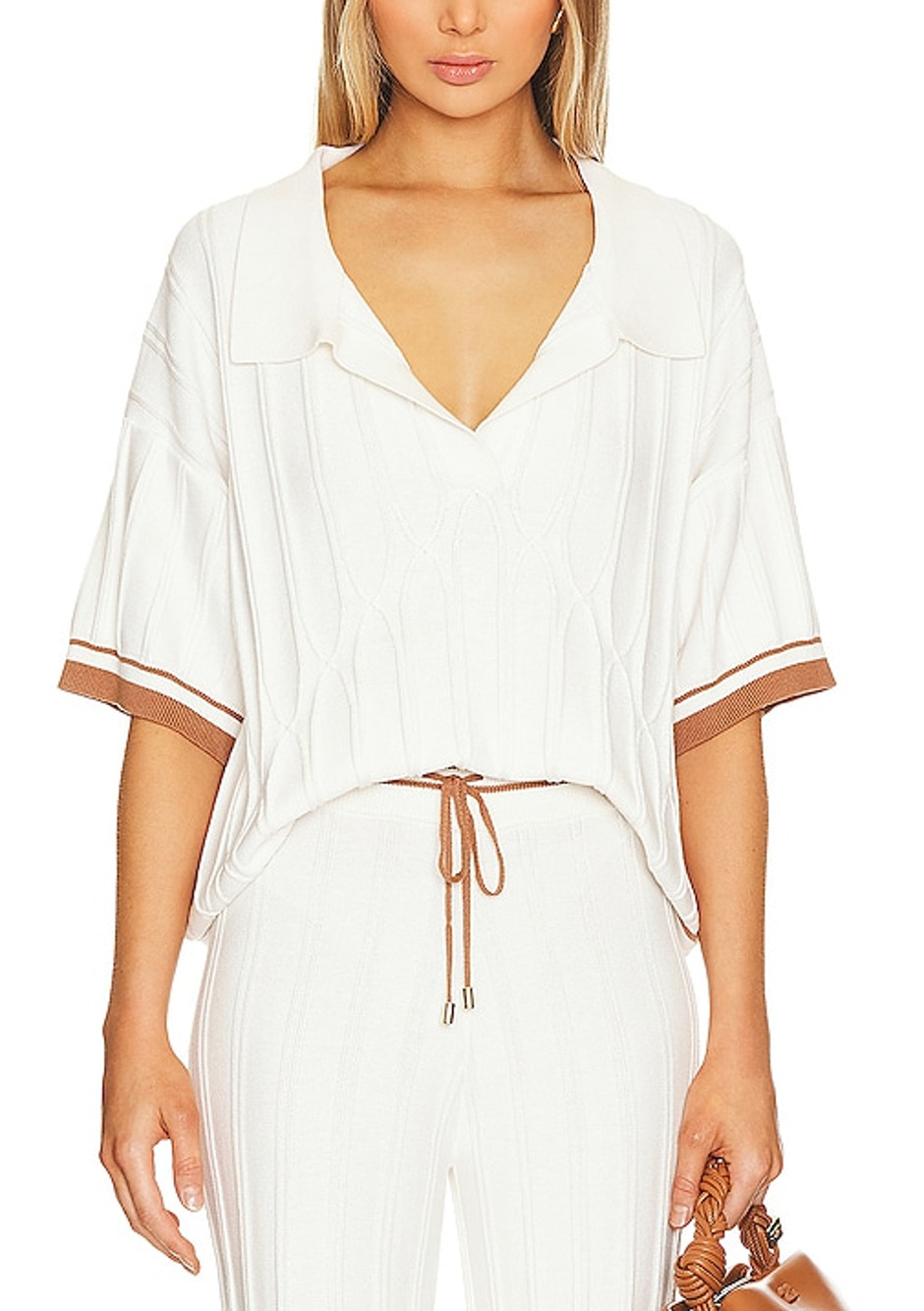 Sancia Ribbed Mountain Toffee Nelle Pullover Size L